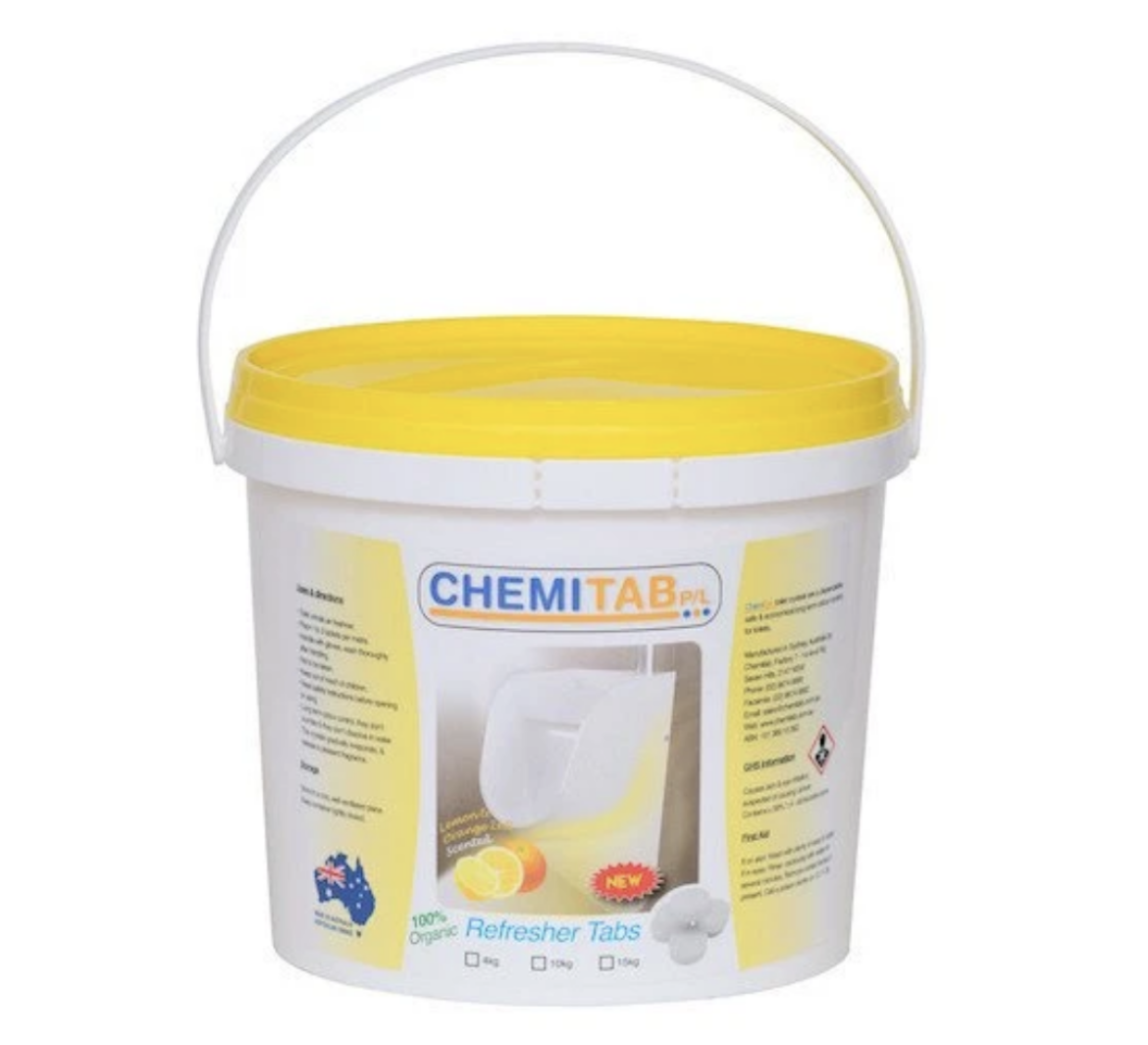 Picture of TOILET TAB, LEMON CHEMITAB 4KG
