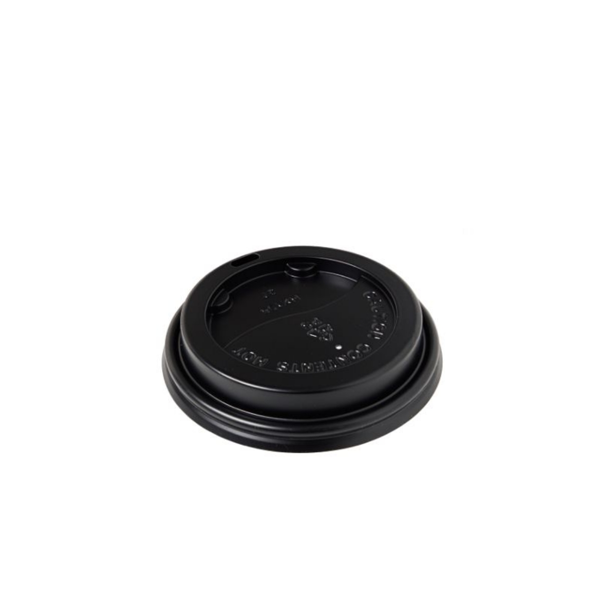 Picture of BETAECO RECYCLABLE LID BLACK 8/12/16OZ CUPS (90MM) 1000/CTN