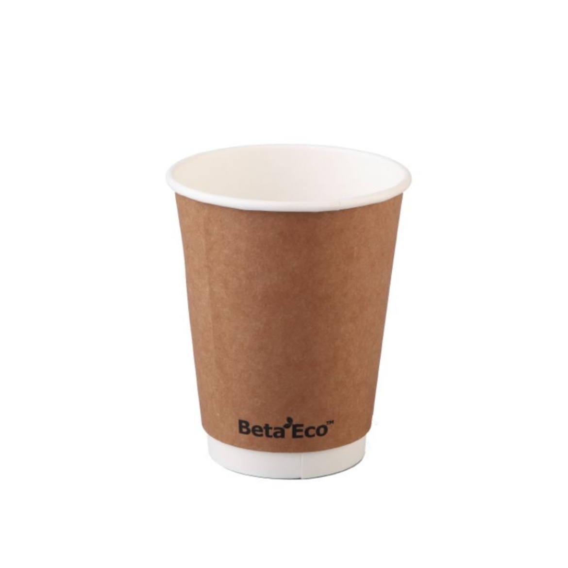 Picture of CUP, COFFEE 12oz KRAFT SMOOTH DOUBLE WALL BETAECO (90mm) 500/CTN