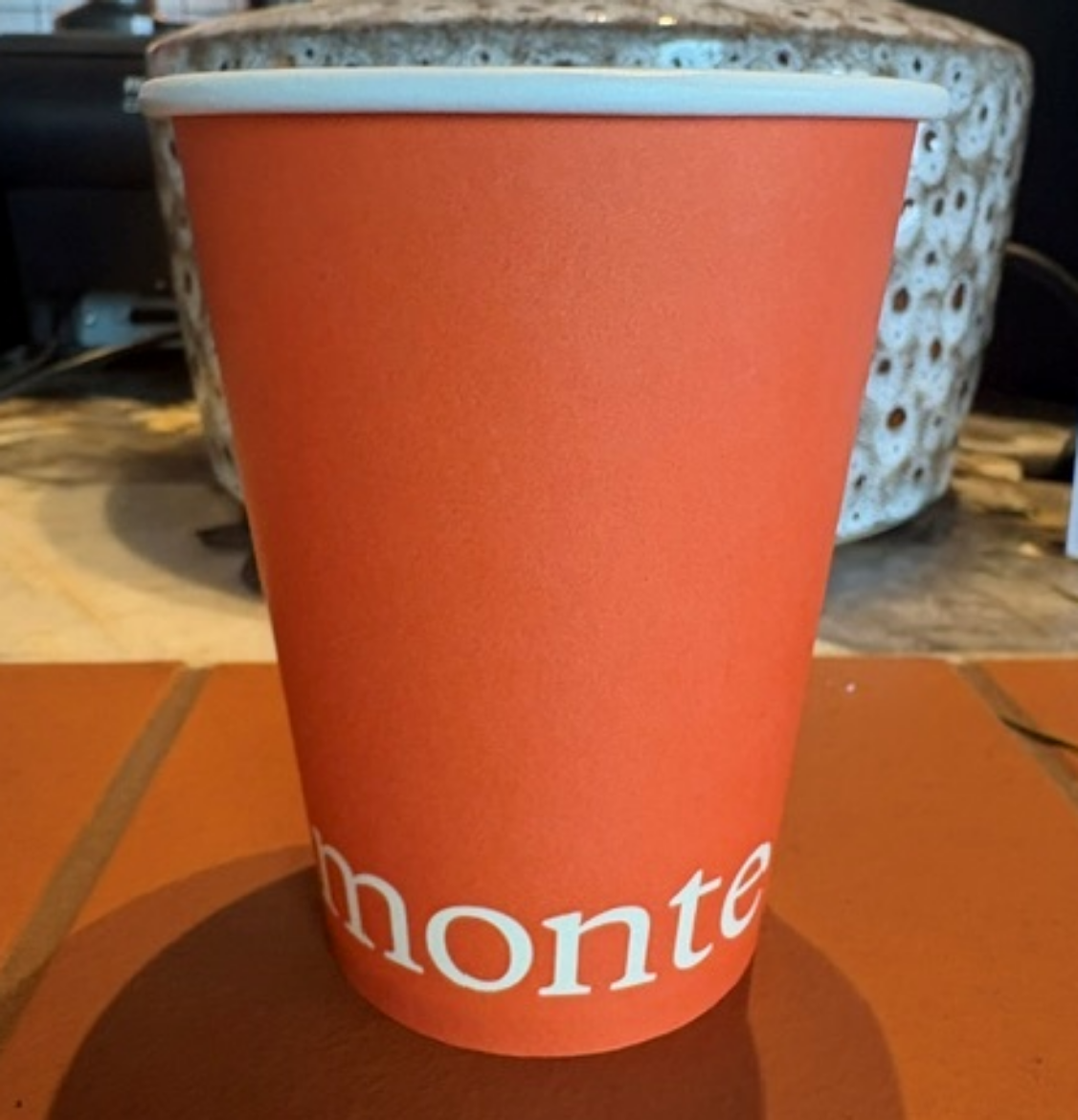 Picture of CUP, COFFEE 12oz SINGLE WALL - MONTE DOMA HOTELS PRINTED 1000/CTN