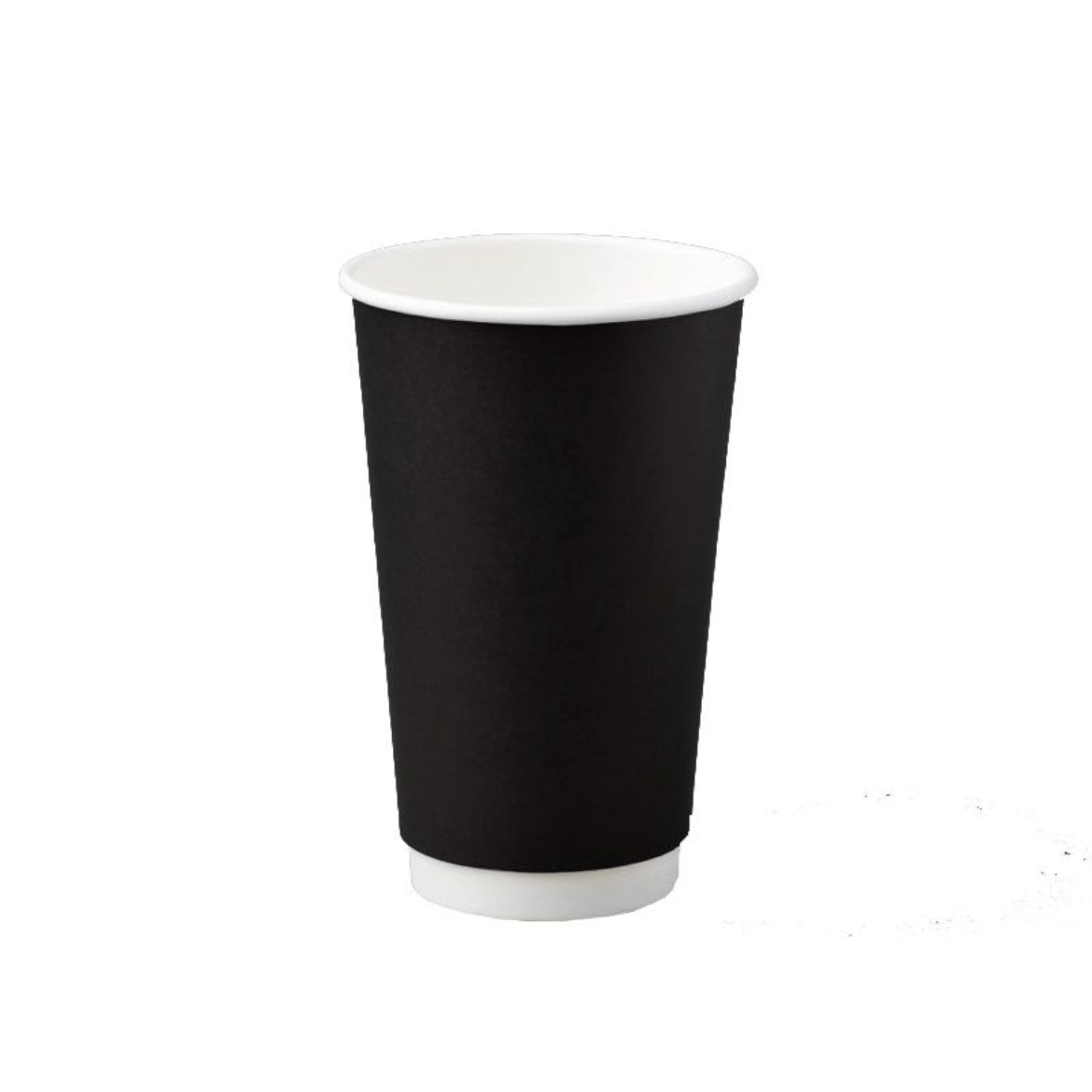 Picture of CUP, COFFEE 16oz BLACK SMOOTH DOUBLE WALL BETAECO (90mm) 500/CTN