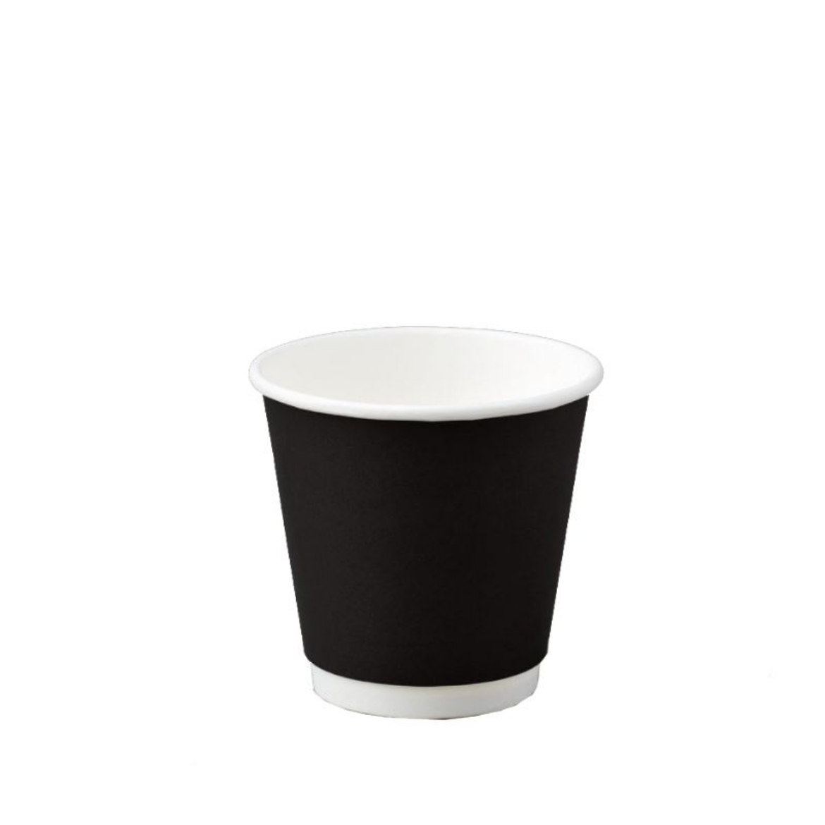 Picture of CUP, COFFEE 8oz BLACK SMOOTH DOUBLE WALL BETAECO (90mm) 500/CTN