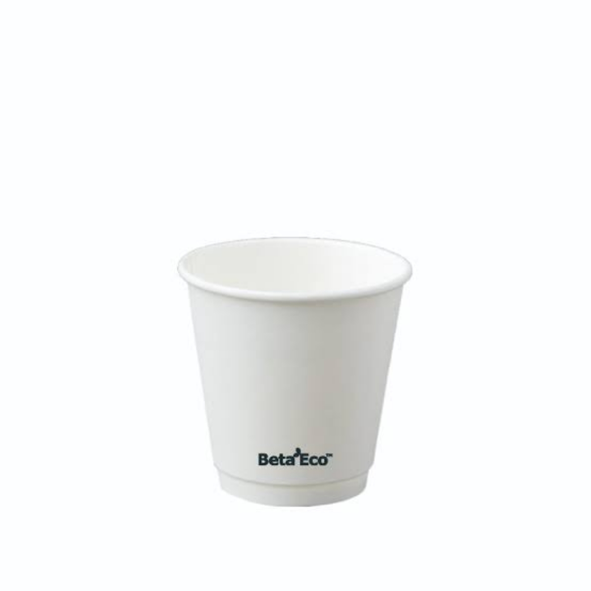 Picture of CUP, COFFEE 8oz WHITE SMOOTH DOUBLE WALL BETAECO (90mm) 500/CTN