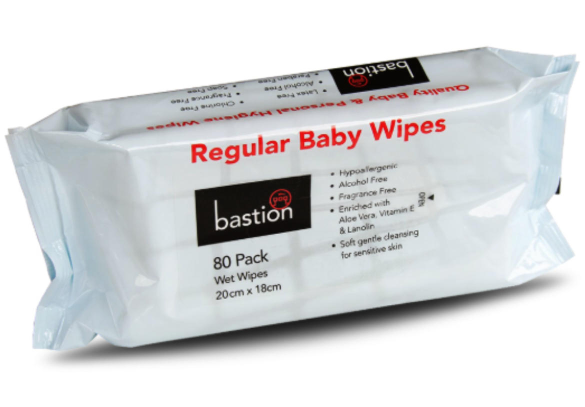 Picture of BABY WIPES - REGULAR 80 SHEETS/PKT (20x18cm) 20/CTN