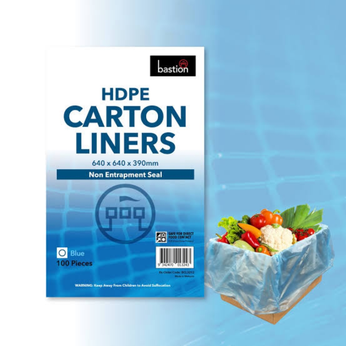 Picture of CARTON LINER 640x640x390 BASTION 500/CTN