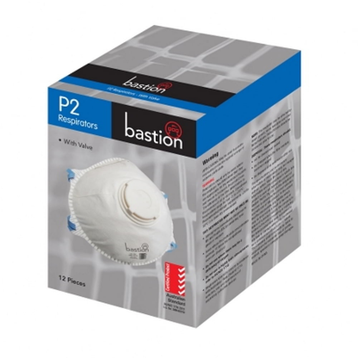 Picture of P2 RESPIRATOR MASK WITH VALVE 240/CTN
