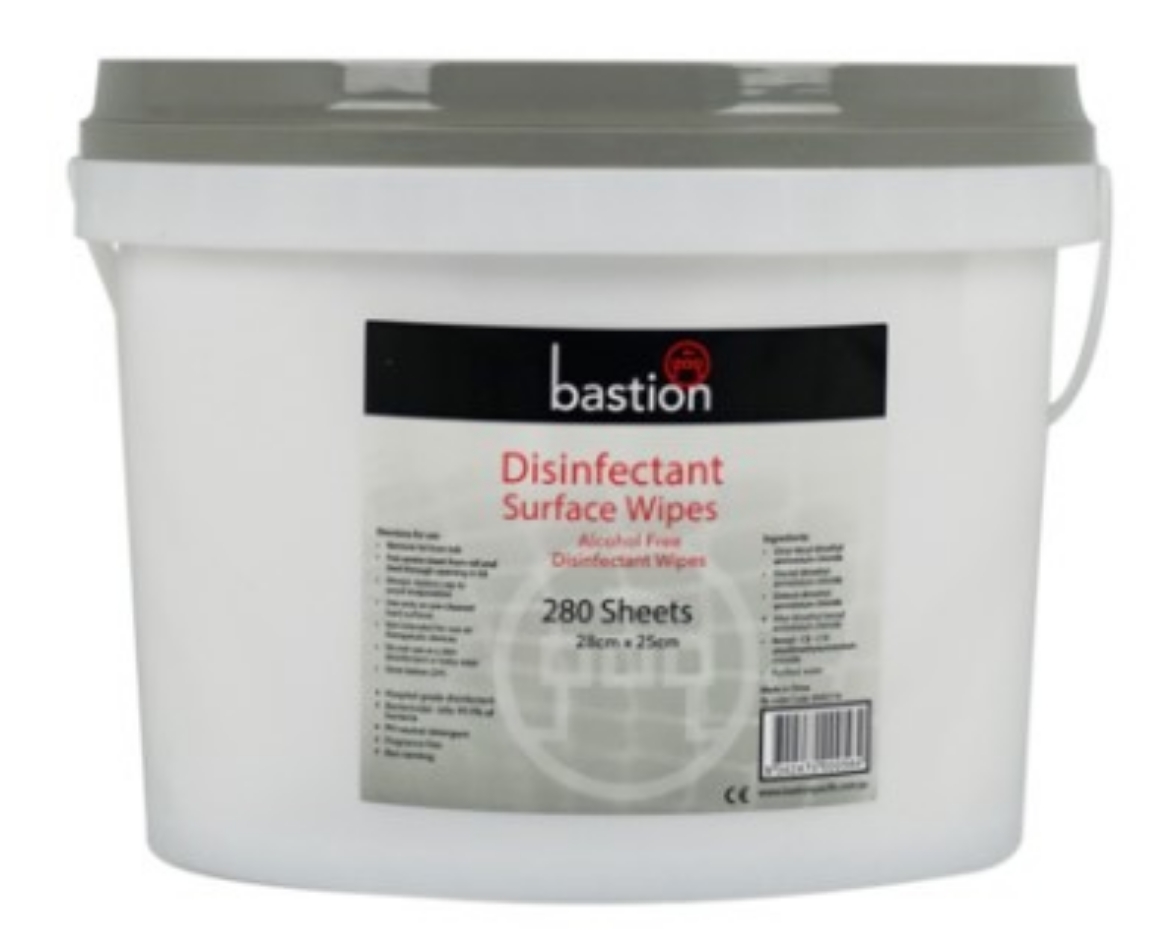 Picture of WIPES, DISINFECTANT SURFACE ALCOHOL FREE 280 SHEETS X 4/CTN