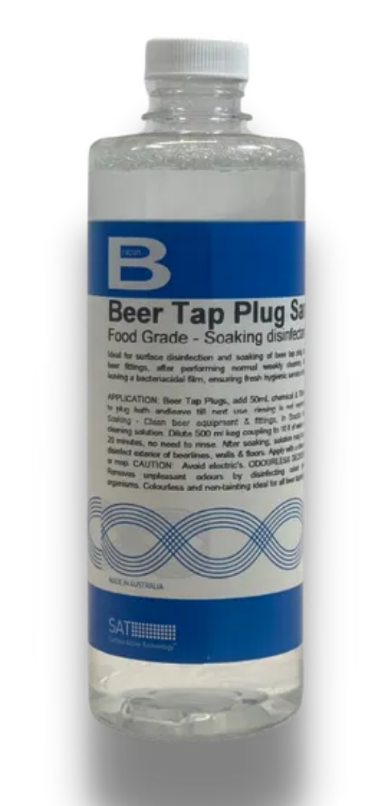 Picture of BRACTON BEER TAP PLUG SANITISING SOLUTION 500ML 12/CTN