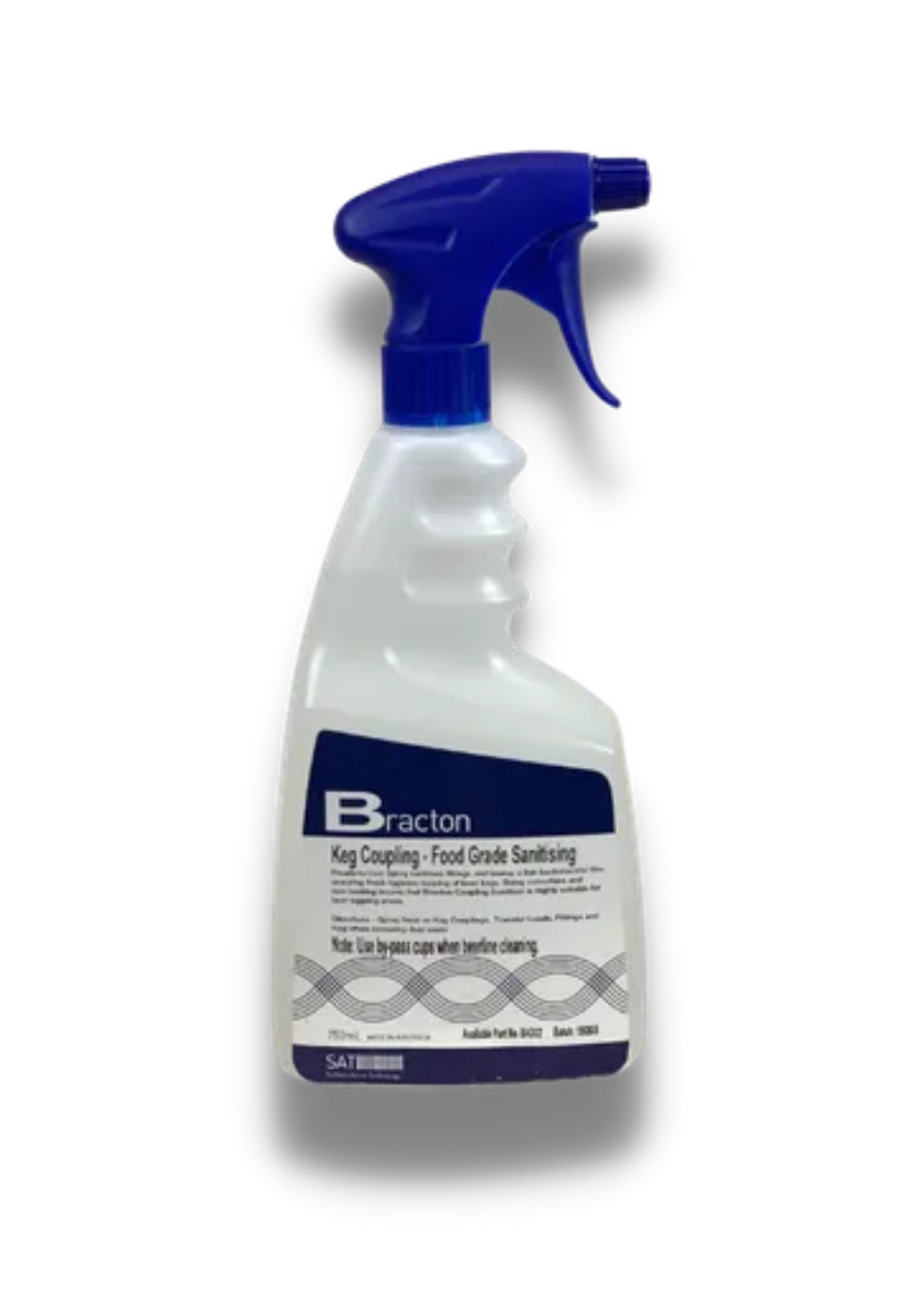 Picture of BRACTON KEG COUPLING SANITISER SPRAY FOOD GRADE 750ML 6/CTN
