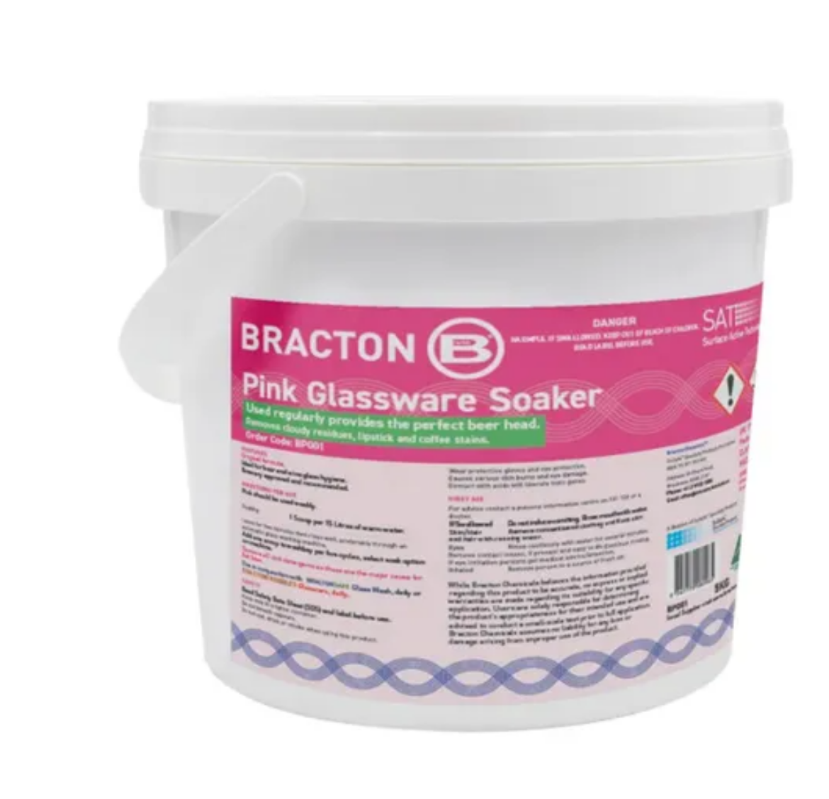 Picture of BRACTON PINK GLASS WASH POWDER 5KG