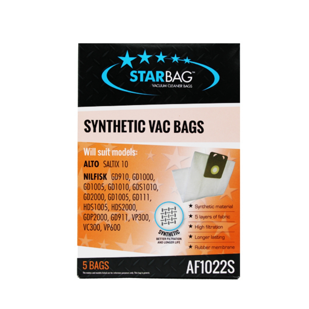 Picture of VACBAG VP300 SYN 5/PACK