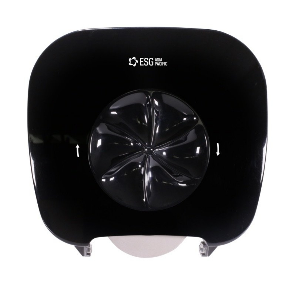 Picture of DISPENSER, TOILET PAPER ESG SLIM 3-ROLL CONTROLLED-USE - BLACK