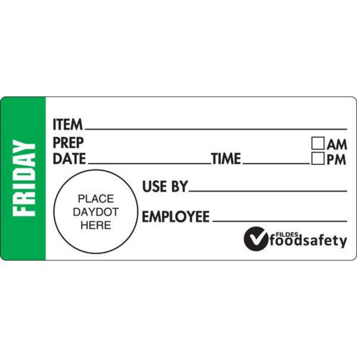Picture of DURABLE 47X99MM SHELF LIFE - FRIDAY 500/ROLL