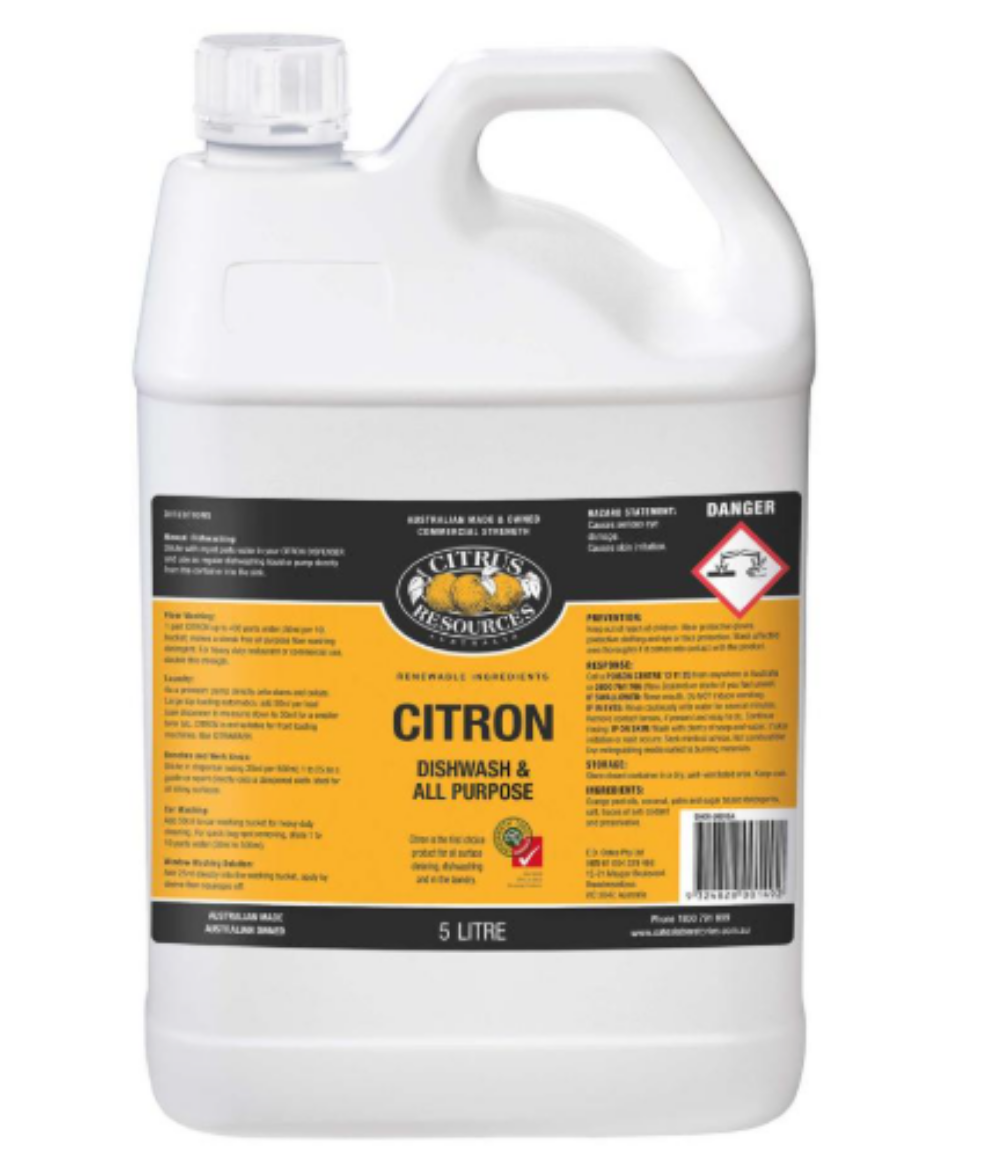 Picture of CITRON HAND DISHWASHING LIQUID 5L CHCR-20015A