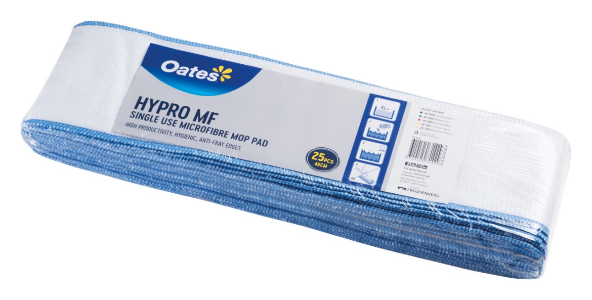 Picture of HYPRO M/F MOP PAD BLUE 46CMx14CM MF-088B 25/PACK