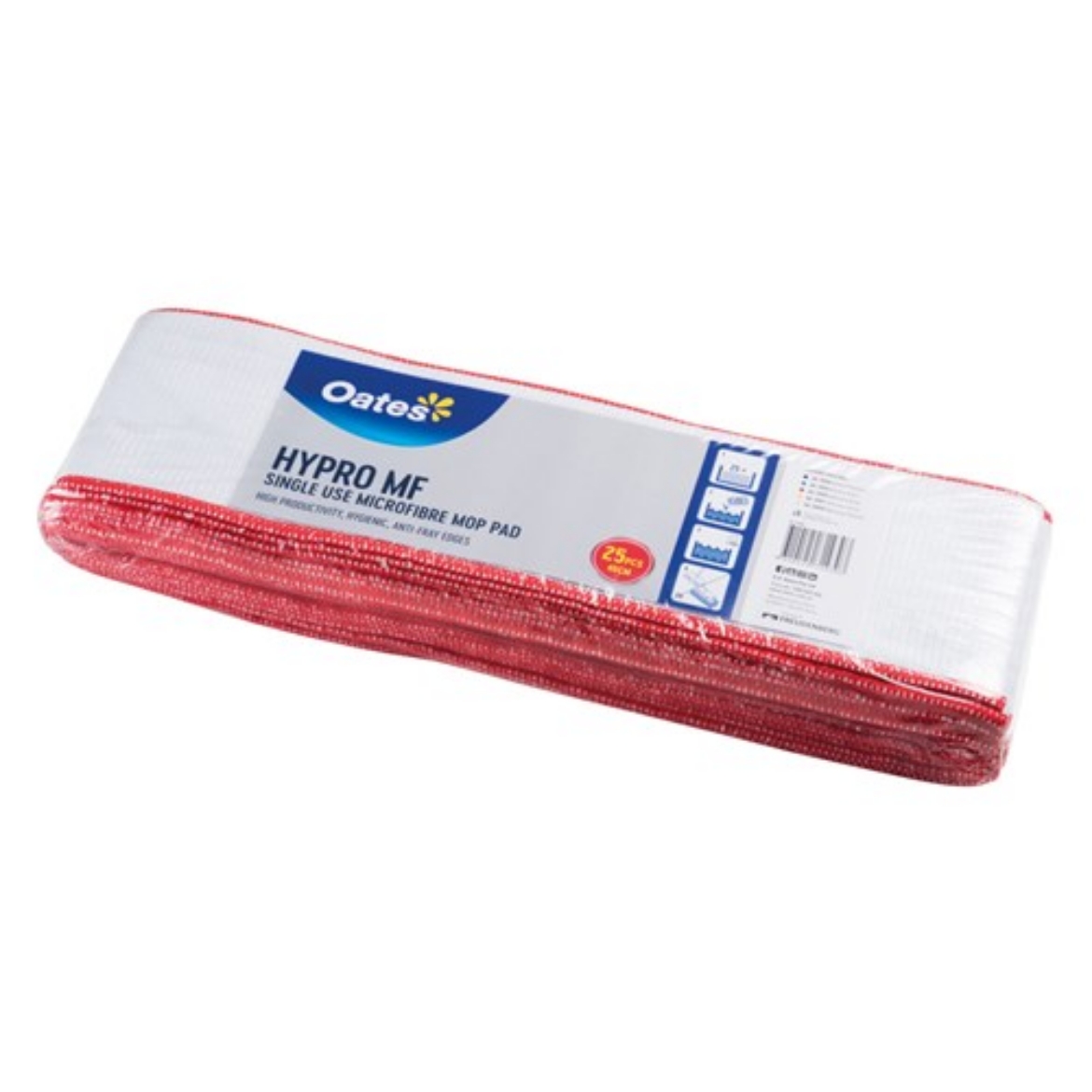 Picture of HYPRO M/F MOP PAD RED 46CMx14CM MF-088R 25/PACK