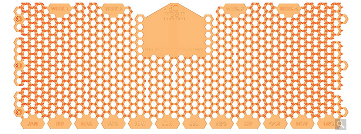 Picture of URINAL SCREEN, TROUGH MANGO