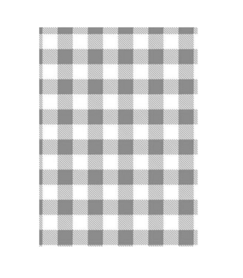 Picture of GREASEPROOF GINGHAM PRINT BLACK 1/4 500/REAM