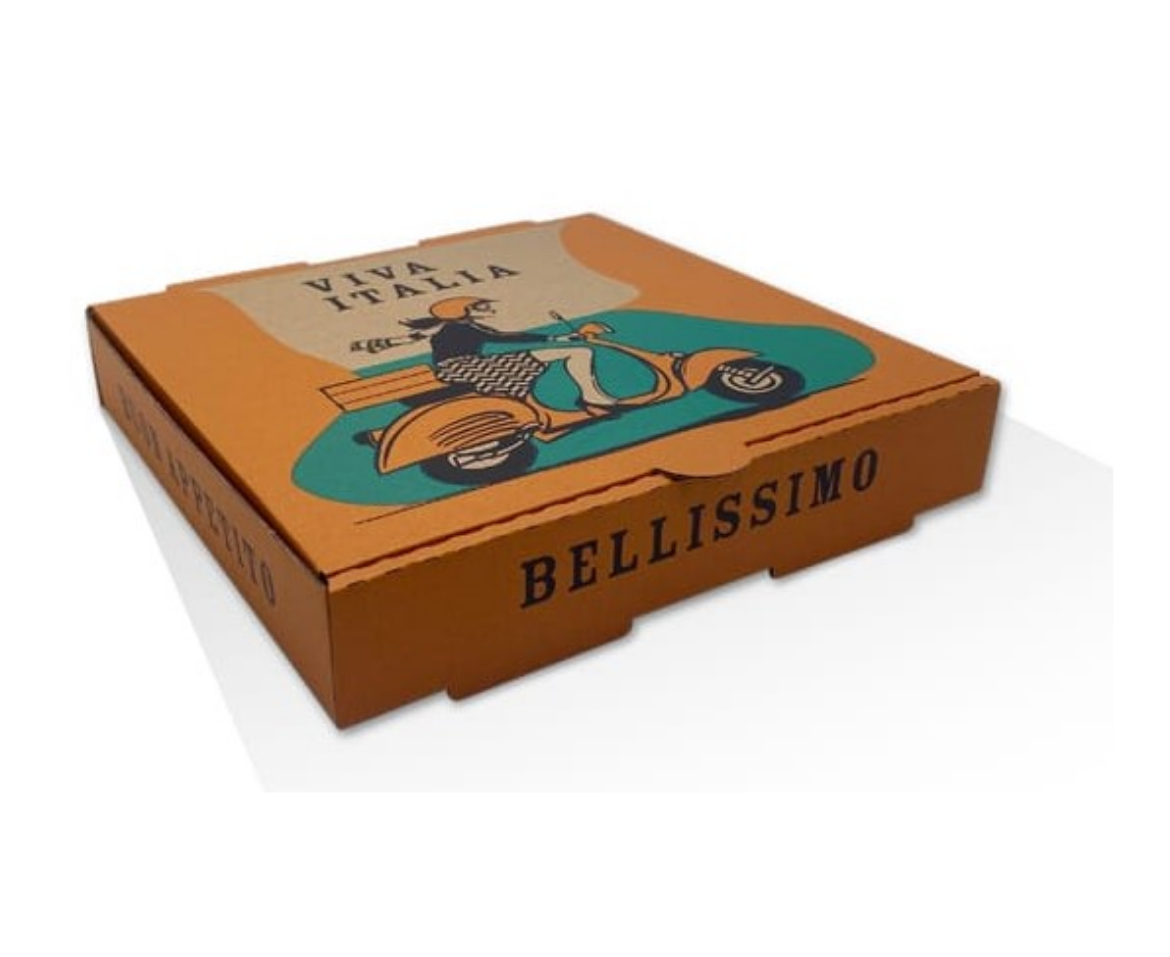 Picture of PIZZA BOX 9" GENERIC PRINT 100/PACK