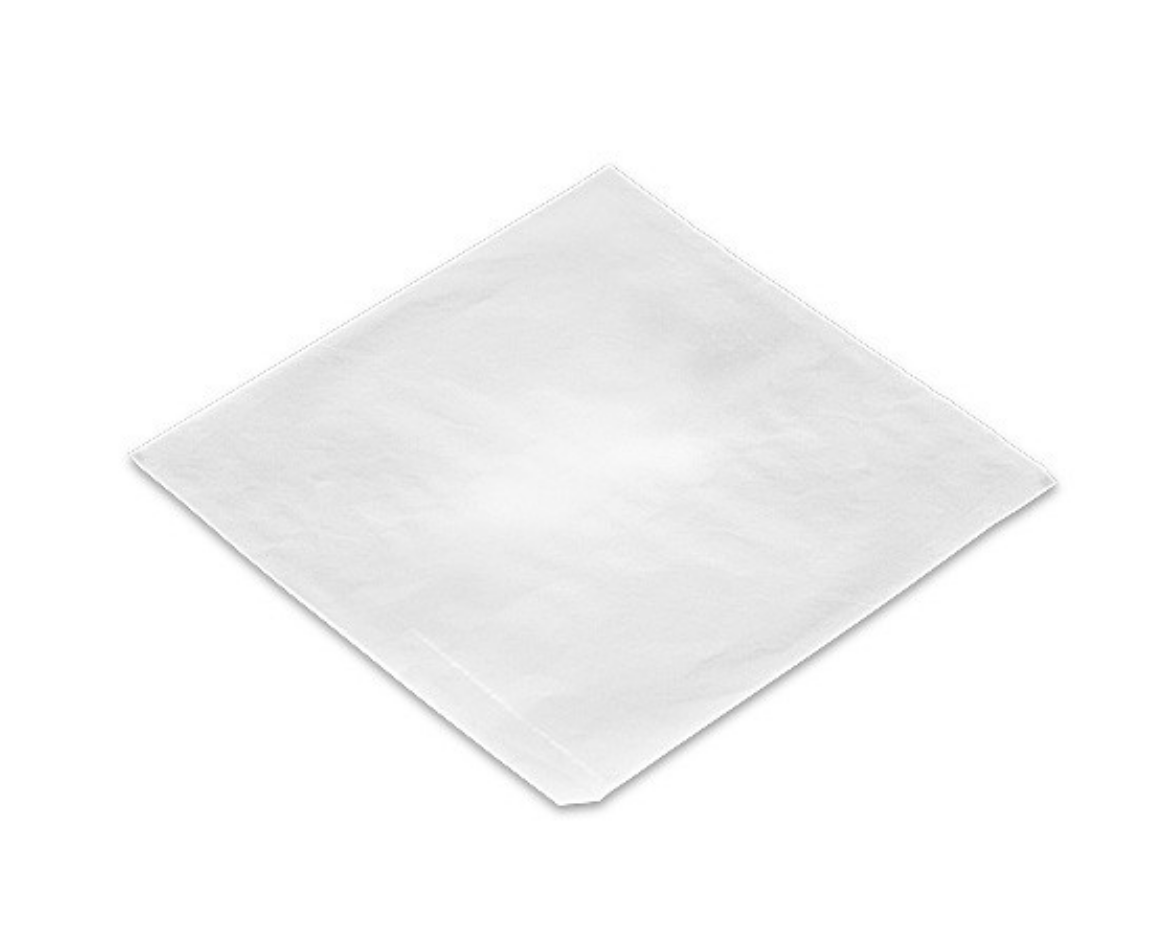 Picture of BAG, PAPER WHITE 185x165mm 1W FLAT 500/PACK