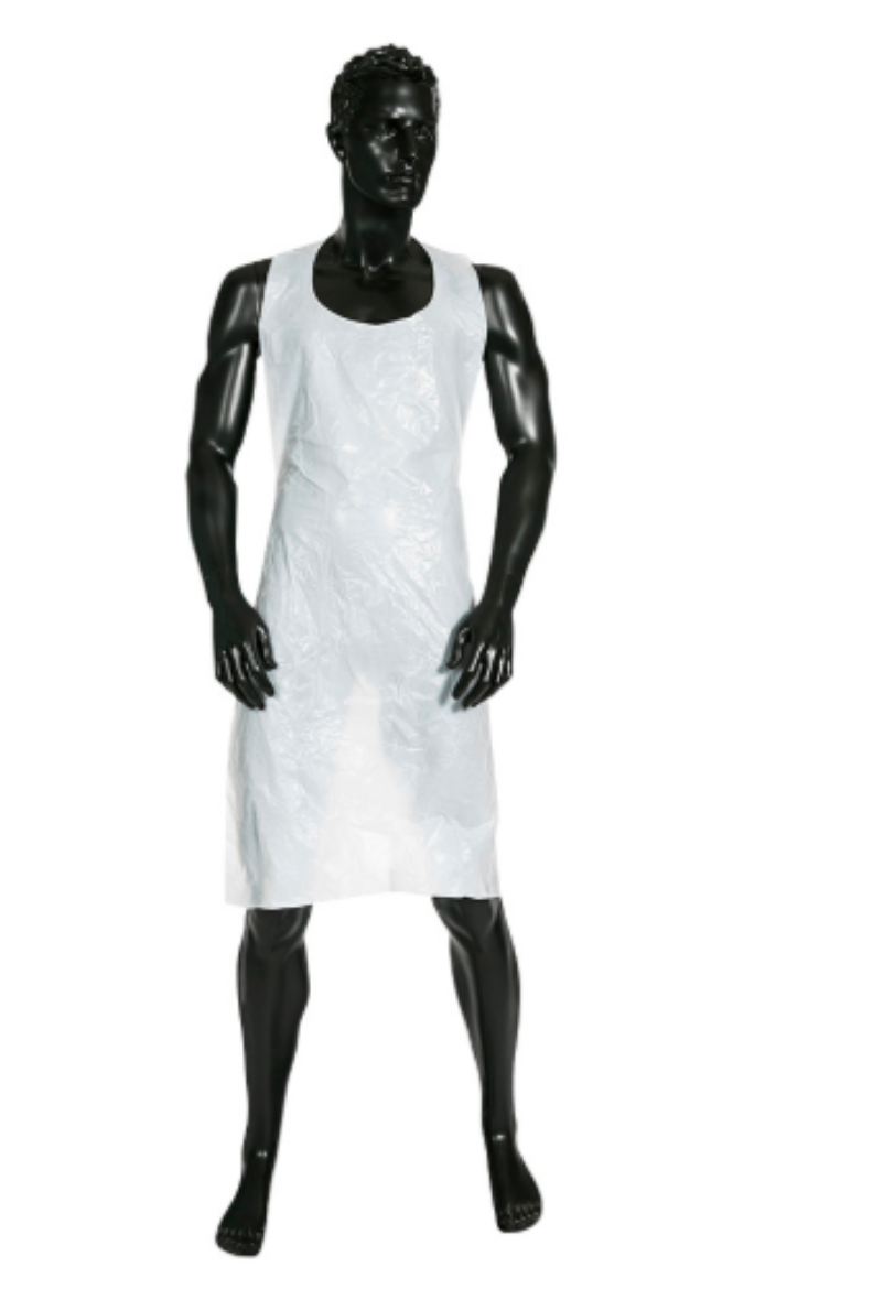 Picture of APRON, DISPOSABLE WHITE 1000/CTN