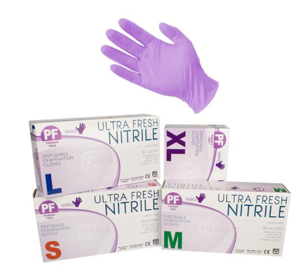 Picture of GLOVE, NITRILE PURPLE P/F XL 1000/CTN