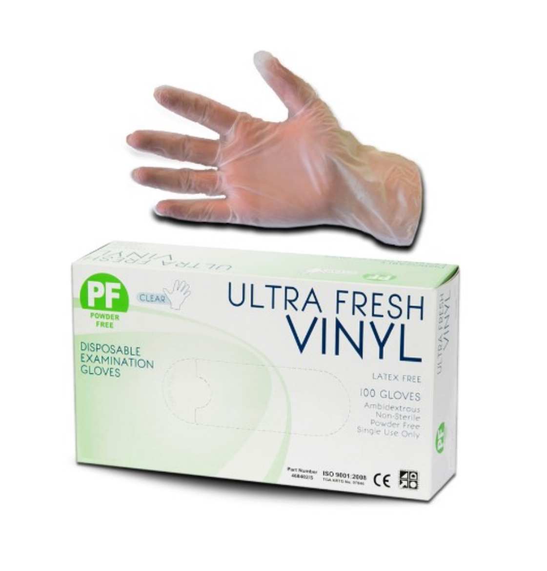 Picture of GLOVE, VINYL P/F LARGE 100/PACK