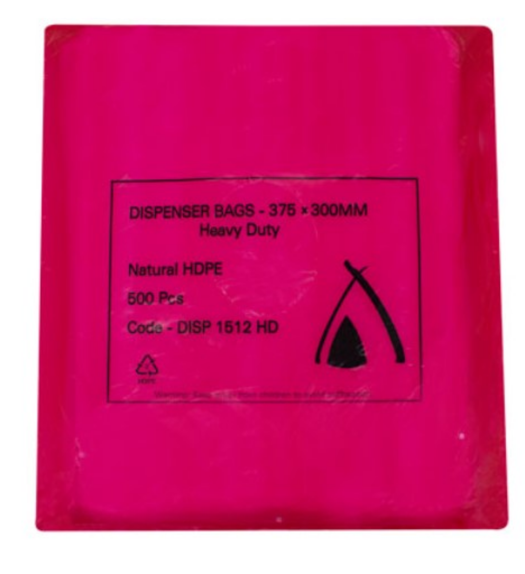 Picture of BAG, PLASTIC 375x300 (15x12") H/DUTY HDPE 500/PACK