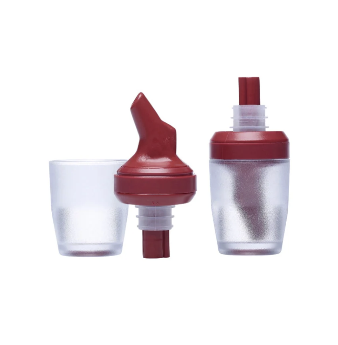 Picture of SPIRIT MEASURE, POURER AND CAP COMBO BURGUNDYT 30ml