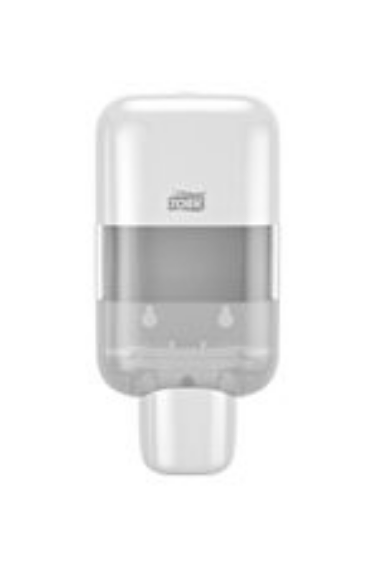 Picture of TORK MINI SOAP & SANI ELEV DISPENSER WHITE S5