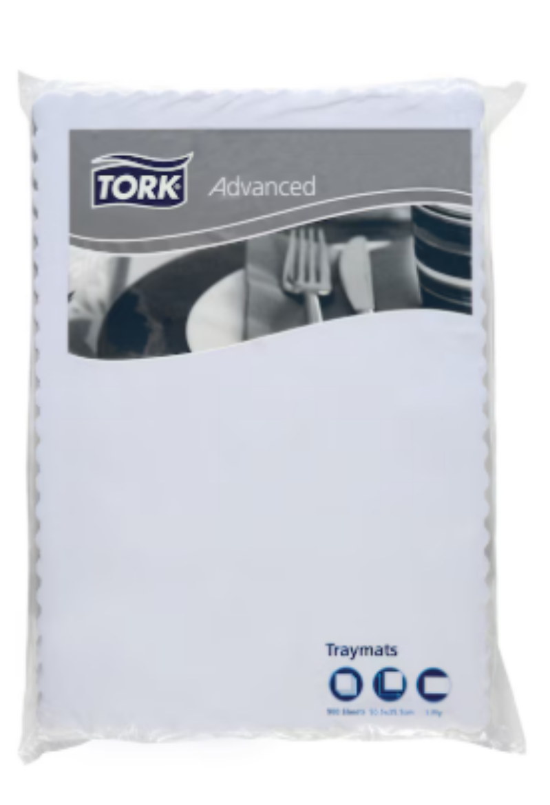 Picture of TRAY MAT WHITE 35 x 24.5cm 1000/CTN