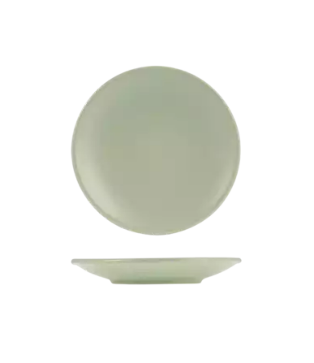 Picture of COUPE TAPAS PLATE PISTACHIO-180MM 6/PACK