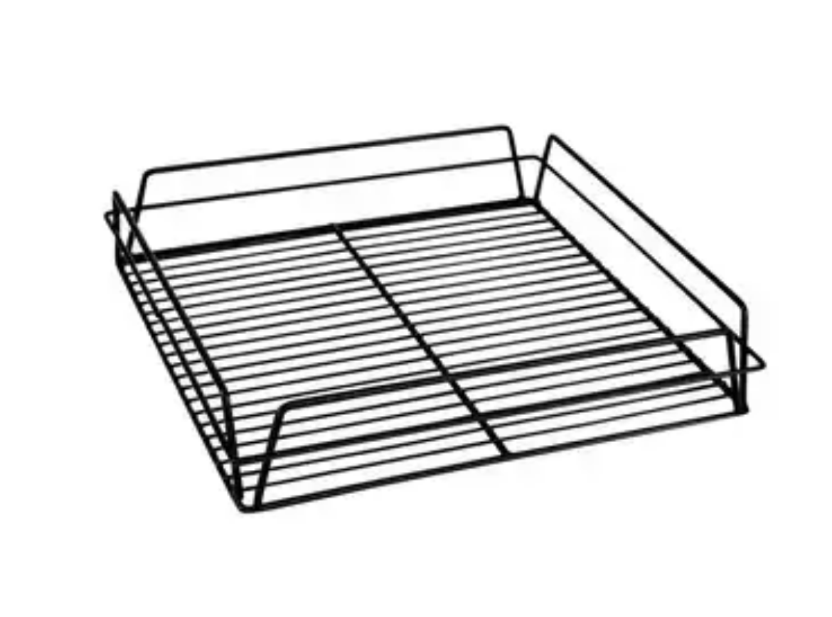 Picture of GLASS BASKET SQUARE 14X14" PVC BLACK