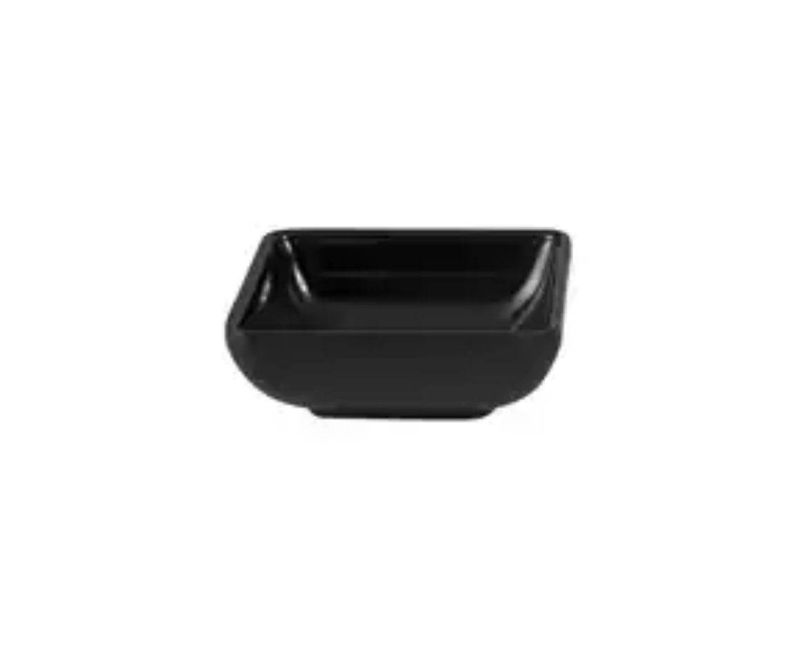 Picture of SAUCE DISH SQUARE 70X70 BLACK