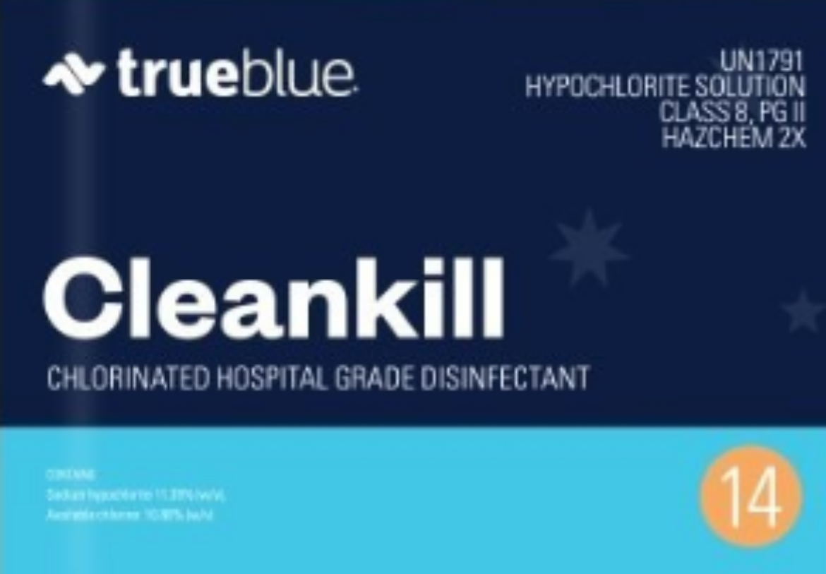 Picture of LABEL - CLEANKILL TRUE BLUE
