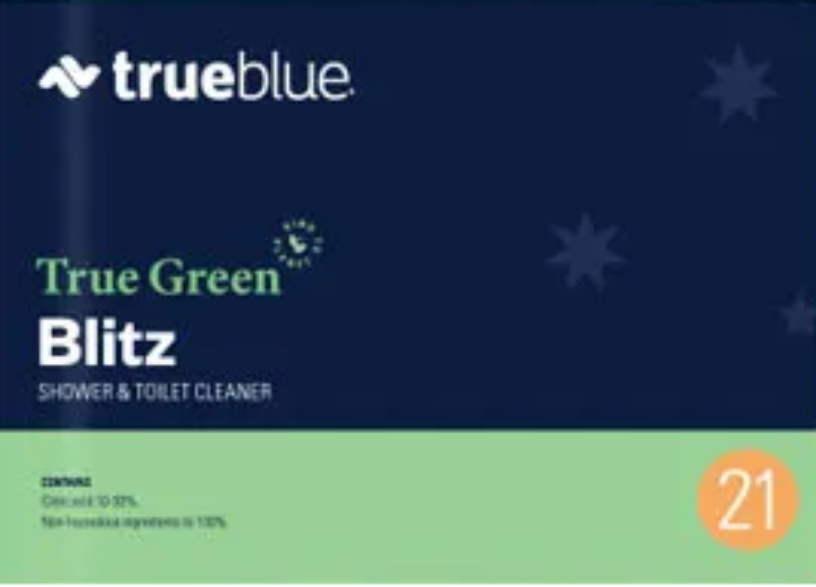 Picture of LABEL - BLITZ TRUE GREEN TRUE BLUE