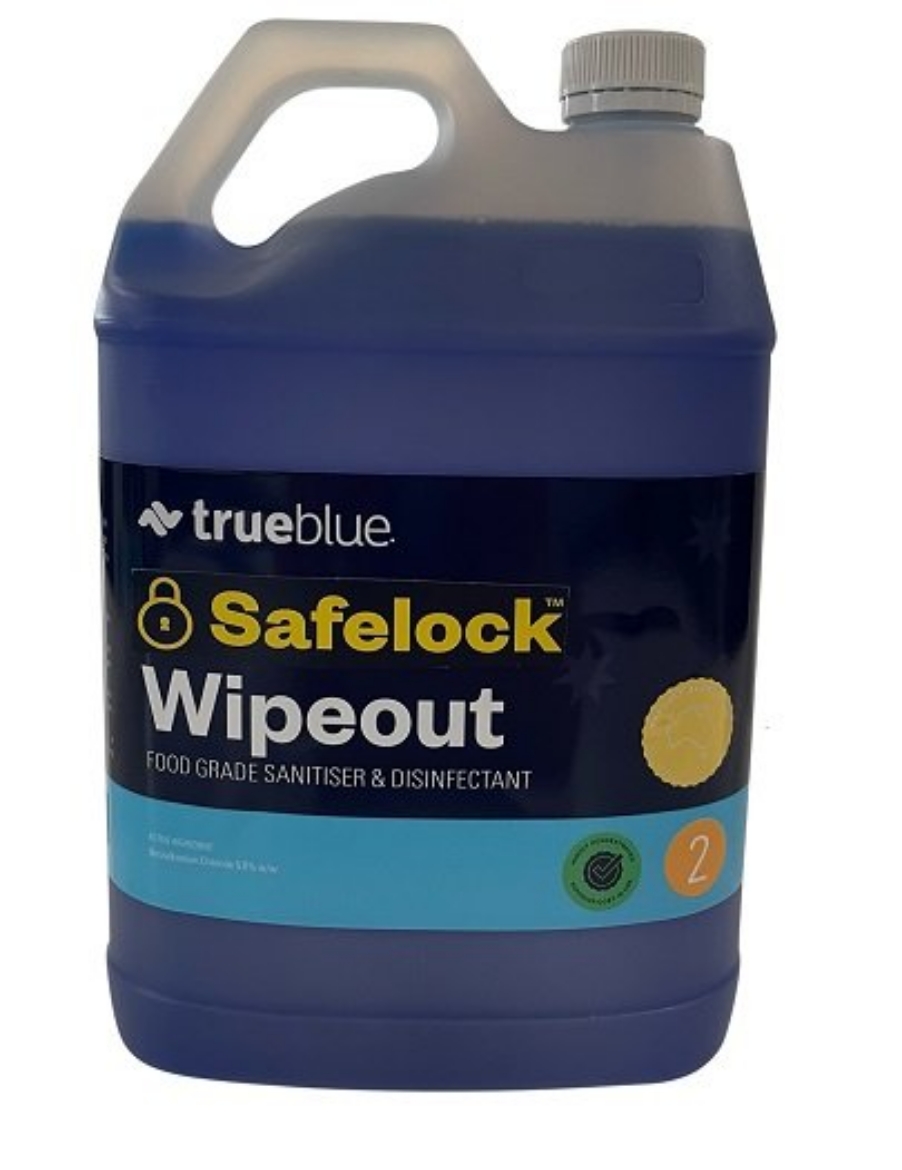 Picture of SAFELOCK WIPEOUT FOOD GRADE SANITISER 5L 2/CTN