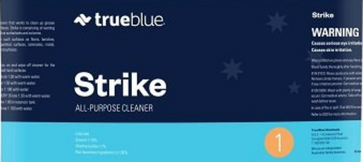 Picture of LABEL - STRIKE TRUE BLUE