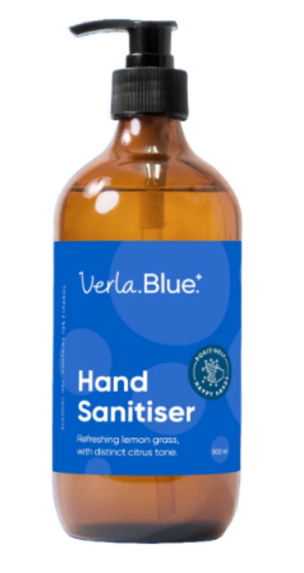 Picture of VERLA BLUE HAND SANITISER 500ML PUMP PACK