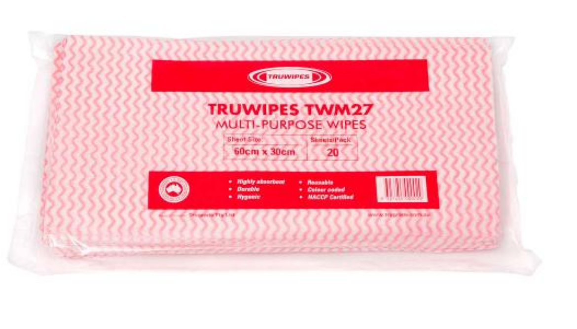 Picture of TRUWIPES MEDIUM RED 280/CTN