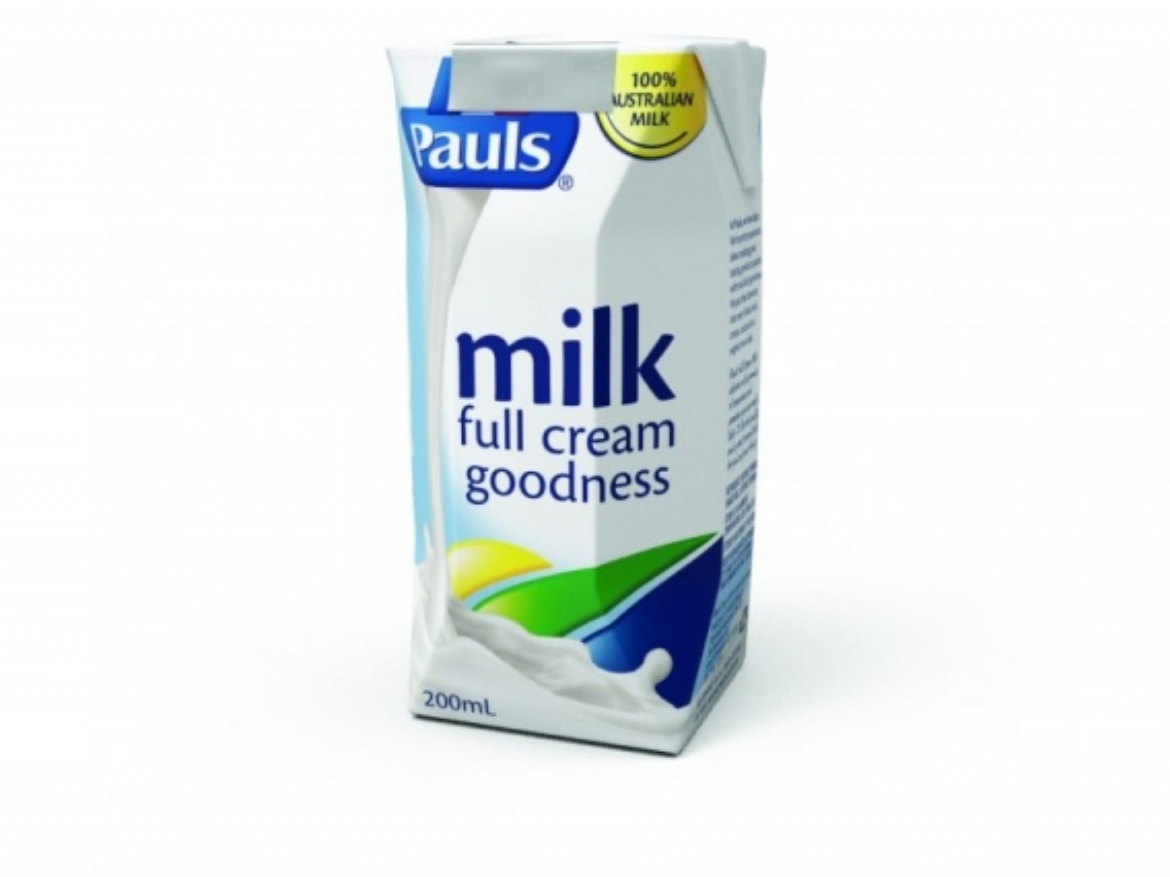 Picture of PAULS LONG LIFE MILK 200ML FULL CREAM 24/CTN