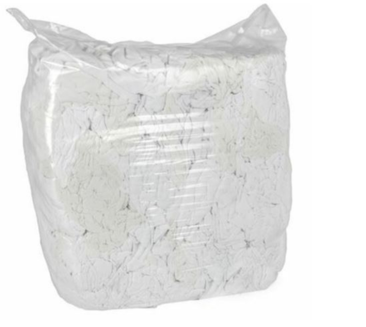 Picture of RAGS WHITE TSHIRT 20KG