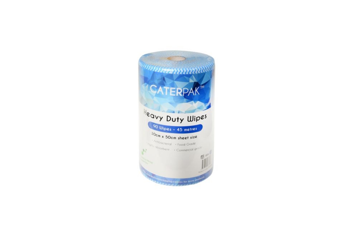 Picture of CATERPAK HEAVYDUTY WIPES BLUE 30X50 - 90 SHEETS 6/CTN