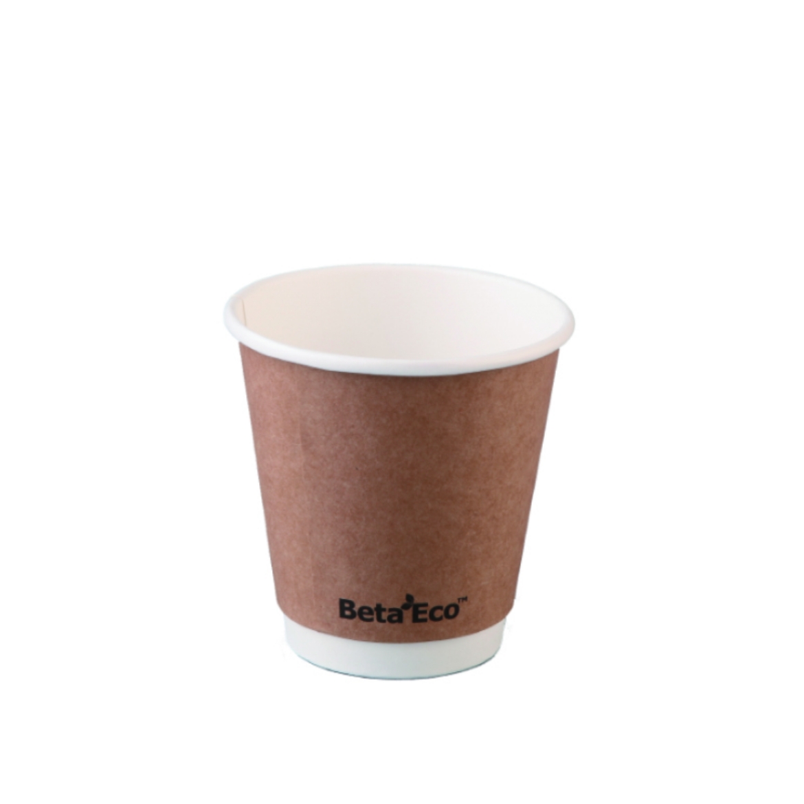 Picture of CUP, COFFEE 8oz KRAFT SMOOTH DOUBLE WALL BETAECO (90mm) 500/CTN